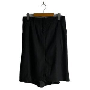 BCBGMAXAZRIA Women's Black Mini Wool Blend Skirt Sz 6